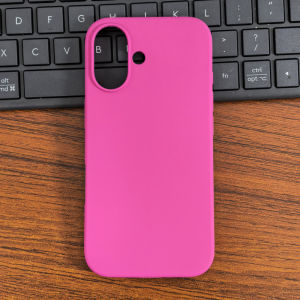 Liquid Silicone Full Cover Dragon Fruit Pattern iPhone17Promax Case Apple16E Simple Style Protective Shell Dirt Resistant