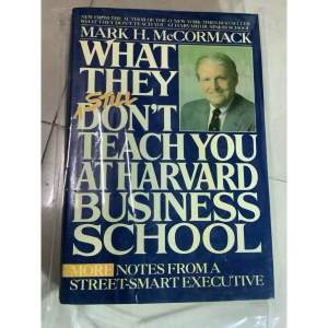 มือ2 หนังสือปกแข็งภาษาอังกฤษ What they still don’t teach you at harvard business  by Mark H. McCormack /หนังสือ ลงทุน IACOCCA An Autobiography Lee Iacocca /หนังสือ ลงทุน-Investment Banking