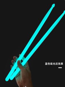Fluorescent Nylon Drumsticks 5A Stage Performance Light up Drumsticks Jazz Drumsticks Stand Mountable Beta Brand