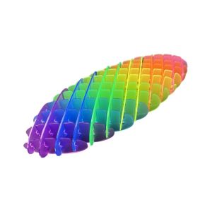 Meade | 3D Decompression Elastic Mesh Toys Solid Printed Radish Decompression Healing Toys Stretch Anti Stress Small Toy Ornaments