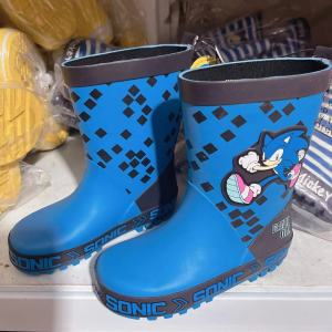 Giày Đi Mưa Nam Khuyết Tật Cho Trẻ Em Xe Khủng Long Cá Mập Hoạt Hình Giày Cao Su Bốn Mùa Trẻ Em Thoải Mái Giày Cao Đến Đầu Gối