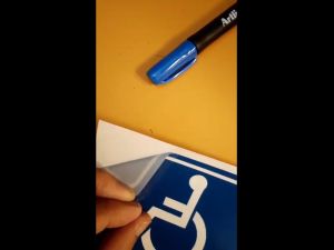 OKU Sign Windshield Sticker OKU Car Sign OKU Windscreen Sticker OKU Sticker For Car Pelekat Kereta OKU Ready Stock Super Fine Quality