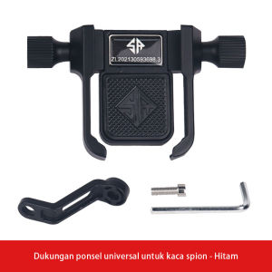 Aksesori Sepeda Motor Dudukan Ponsel Alarm Logam Suku Cadang Sepeda Motor Umum Universal