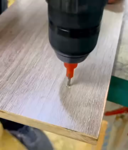 ดอกสว่านเจาะนำและคว้านหัวในตัวเดียว 5 ชิ้น ดอกสว่านผายหัว ซ่อนสกรู คว้านรู ฝังหัว สำหรับงานไม้ สีส้ม ดอกสว่านฝังหัว