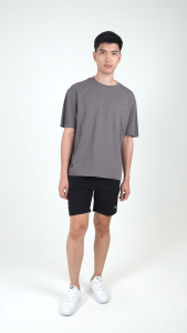 Forest Baju T-Shirt Lelaki | Forest Men Premium Weight Cotton Oversized Round Neck Tee Interlock Knitted T-Shirt - 24068