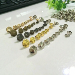 Round Alphabet Rivets for DIY Bag Accessories