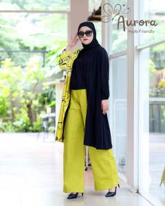 Setelan 3 in 1 Outer Inner Celana Naura by Aurora Hijab Friendly
