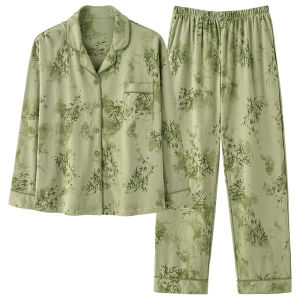 MiiOW | Premium Cotton Long Sleeve Sleepwear Set for Women