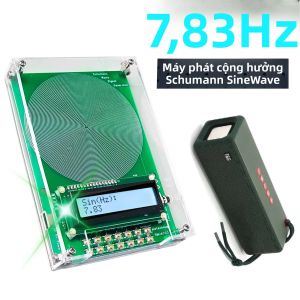 Máy Phát Sóng Schumann 7.83Hz Xung ULF Tự Nhiên Chữa Lành Sinh Học Loa Cộng Hưởng Âm Thanh 3.5mm Để Tạo Tín Hiệu