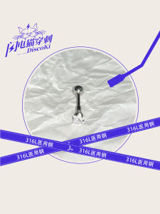 Flash Cat DiscoK316L Titanium Steel Ear Bone Studs Sparkling Small Zircon Womens Ear Cuff Hole High-End Sensation Fashion Jewelry