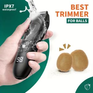 Kemei Pubic Hair Trimmer For Woemn Men Groin Bikini Shaver Razor Electric Clipper Epilator Hair Remover Rechargeable