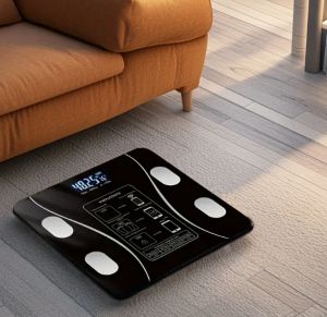 Cân Phòng Tắm Thông Minh Cân Kỹ Thuật Số Có Màn Hình LED Có Đèn Nền Kính Cường Lực Chắc Chắn Cân Nhà Bếp Dành Cho Cả Nam Và Nữ Để Theo Dõi Sức Khỏe