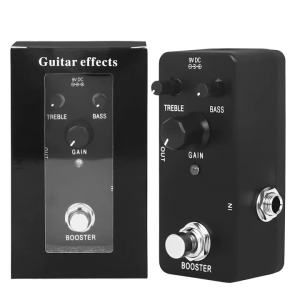 IRIN | IRIN XG-7 PURE BOOSTER Guitar Effect Pedal Electric Guitar Gain Pusher Effect Pedal True Bypass Guitar Tools Accessories