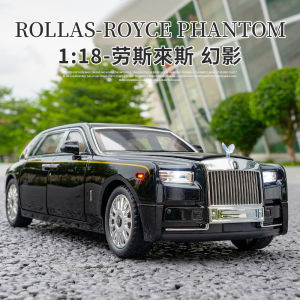 Simulation 1 :18 Rolls Royce Phantom Alloy luxury car metal model Kids Toys Kids Gift boys Hobbies Birthday surprise collection Diecast Car model