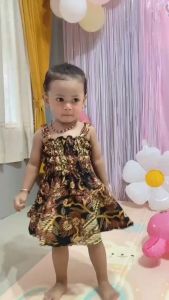 Dress Batik Anak Perempuan Usia 2 - 5 Tahun Pakaian anak perempuan