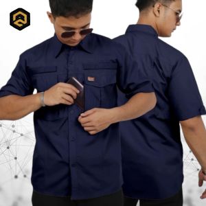 Kemeja Tactical W-Tac Pendek | Baju Kemeja Tactical Lapangan | Polisi | Army | Ripstop Tornado