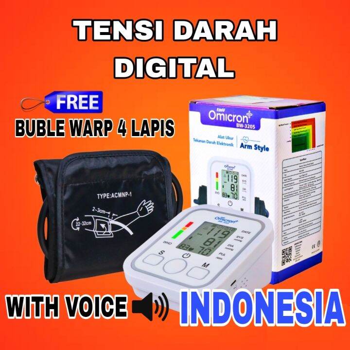 OMICRON Tensi Darah Digital Alat Pengukur Tekanan Darah Tensimeter ...