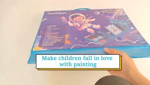 158Pcs Painting Set Colored Kids Super Mega Pencil Painting Water Color Crayon Drawing Sets Art Set Children Drawing Set