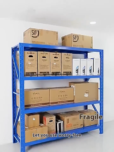 COHF Heavy Duty Storage Rack | Adjustable Carbon Steel Shelf | Boltless Multi Layer Organizer | Rust Resistant Rack for Kitchen Warehouse Store Room