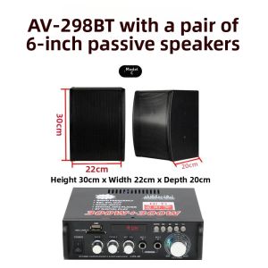 BONINGYU | Professional High Power Hifi Bluetooth Amplifier