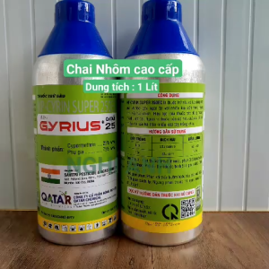 Thuốc Đặc Trừ Ruồi Vàng bướm sâu cuốn lá sâu đục thân NP-CYRIN SUPER 250EC Chai 1 lít- cypermethrin 250g/l- chai nhôm cao cấp Nông Nghiệp HG
