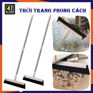 Chổi Gạt Nước Sàn Nhà Tắm  Chổi Quét Sàn Kèm Gạt Chống Trượt - Cây Gạt Nước Sàn Nhà Đầu Cạo Mút Xốp Thông Minh Cao Cấp - Cây Lau Kiếng Cây Lau Kính  Cây Gạt Kính Cầm Tay Tiện Lợi