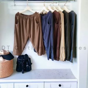 [M-4XL]Summer Women Loose & Relaxed Casual Cropped Pants