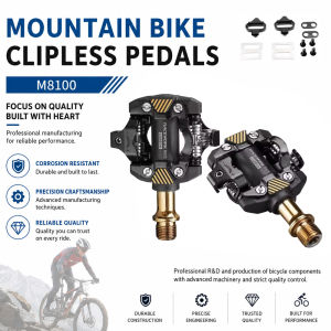 CNC | RACEWORK MTB SPD Clipless Pedals Self-Locking Mountain Bike Pedals with Cleats Sealed Bearing Bicycle Cycling Parts