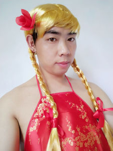 ผมปลอม หางม้า หนวดสีบล็อก ฮาเร็ม วันแต่งงาน ผู้ชาย วันฮาโลวีน ของเล่นสำหรับงานปาร์ตี้ เครื่องแต่งกายสัตว์เลี้ยง เครื่องประดับผมสำหรับงานปาร์ตี้