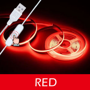 DC5V Flexible LED Strip Light Strip USB COB LED Strip LED Strips Dotless Strip Ribbon White/Warm White for Stairs Wardrobe