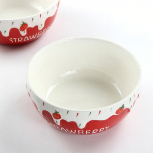 Embossed Hand-Painted Thick Large Soup Bowl