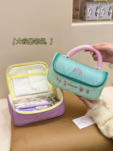 กระเป๋าใส่ปากกาความจุขนาดใหญ่สำหรับนักเรียน 2025 รุ่นใหม่ กระเป๋าใส่ของสำหรับเด็กผู้หญิง วัสดุอื่นๆ กระเป๋าใส่ของสำหรับนักเรียนระดับประถม