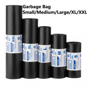 Free Shipping 100PCS 200PCS Trash Bag Garbage Bag Black Home Commercial Use Small Medium Large XL XXL Trash Bag Garbage Bag Biodegradable Trash Bag Thick Plastic Bag
