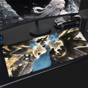 Bandai | Gaming Mouse Pad Charizard XXL P-Pokemon Desk Mat Lock Edge Smooth Surface Computer Office Laptop Gamer Accessories Best Gift