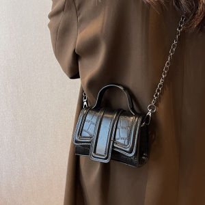 Mini Fashion Crossbody Bag Womens Single Shoulder Satchel Handbag Soft PU Leather Magnetic Clasp Closure Casual Style