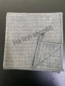 Combo 3 Khăn Lau Xe Hơi Xe Máy Lau Bàn Ghế Quán Ăn Quán Cafe Lau Bếp Dệt Từ Chất Liệu Sợi Microfiber Mềm Mịn Khăn Không Ra Màu Không Sổ Sợi Thấm Hút Vượt Trội Kích Thước 50x55. Khăn Không Gây Trầy Xước Bề Mặt Được Lau!