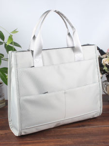 Fashionable Handbag M/Aimuge Multi-Layered High-Appeal Meeting Briefcase Document Storage Bag Soft Handle Korean Style Leisure