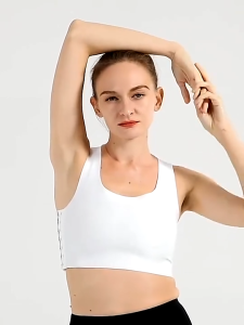 Women Short Buckle Short Chest Vest Underwear Chest Binder Underwear Tank Tops  lingerie Bandage Trans Breathable Side Hook Bustier Bra Slim Shaper Vest Knitted Fabric