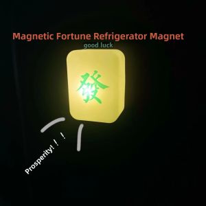 Creative Light-Up Magnetic Refrigerator Magnet Convenience Store Signboard Display Model with Light Toy from 711 Family Brand