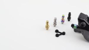 MUQZI 1 Pair MTB Brake Caliper Titanium Alloy Bleed Screws Bike Hydraulic Brake Bleed Bolts for XT XTR SLX Parts