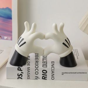 Miniso การ์ตูนน่ารัก Disney Mickey รักมือ Ornamentalis Creative Desktop ตกแต่งบ้านอุปกรณ์เสริมของขวัญสําหรับคนรัก