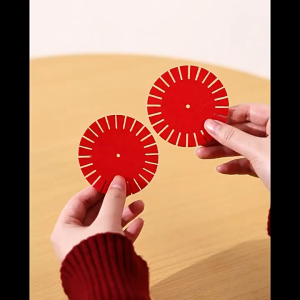 BHQ 2026 Paper Red Lanterns Honeycomb Hanging Lantern Pendant Chun Character Spring Festival Home Decor 新年灯笼