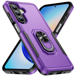 szhaiyu | Armor Ring Stand Phone Case for Samsung Galaxy S26 Ultra S25 FE S24 S23 S22 S21 Plus A57 A27 A17 A37 A56 A16 A36 A55 A35 Cover