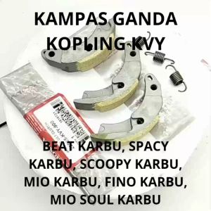 KAMPAS GANDA / KOPLING KVY BEAT SPACY SCOOPY MIO FINO MIO SOUL KARBU BERKUALITAS ASLI ORIGINAL HONDA