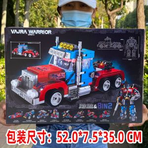 Educational Robot Assembly Toy Blocks for Boys Children 6-12 Years Old 3D Puzzle Building Blocks Magnetic Tiles Special Packaging