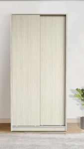 KIRANA Wina - Lemari Pakaian Kayu Wardrobe Sliding / Geser 2 Pintu Minimalis