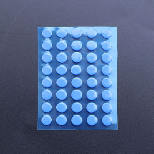 JCD | JCD 40Pcs 6.5mm Diameter 0.8mm Thickness Small Dots Universal Mouse Skates for Logitech Rubberized Mouse Foot Glide Feet Sticker