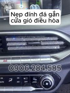 Nẹp Đính Đá Cửa Gió Điều Hoà Trang Trí Nội Thất Ô Tô Sang Trọng