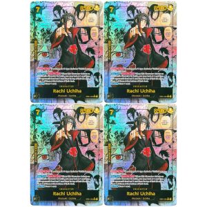 Bandai | DIY Madara Uchiha Itachi Obito Rock Lee Fan‑Art Full‑Art Card Manga Series English High‑Quality Game Collectible Card Toy