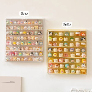 ตู้โชว์ติดผนัง กล่องใส่โมเดล กล่องฟิกเกอร์ ตู้โมเดล ตู้โชว์แต่งบ้าน ป้องกันฝุ่นไม่ต้องเจาะรู มีสองสีให้เลือก